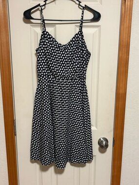 Black and White Polka Dot Dress Old Navy